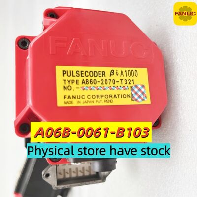 Buy Fanuc A06B-0061-B103 Servo Motor with Encoder A860-2070-T321 CNC Precise Reliable online manufacture